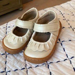 Livie and Luca gold shoe